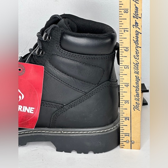 Wolverine NWT Black Floorhand Boots Waterproof Steel Toe Sz 7 1/2 - Picture 11 of 12